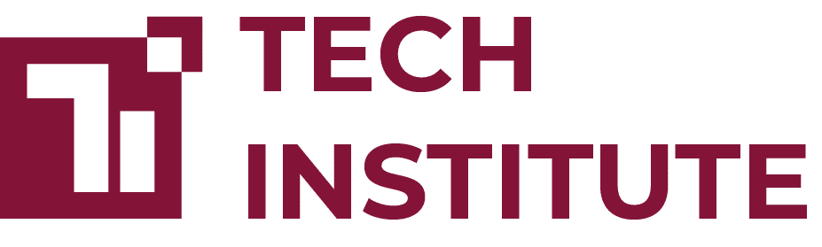 Logo da Tech Institute, instituição dedicada à formação e empregabilidade em tecnologia.